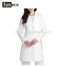 Frauen hosopital Arzt Kleid weiß medizinische Uniform lange Scrubs Kleid